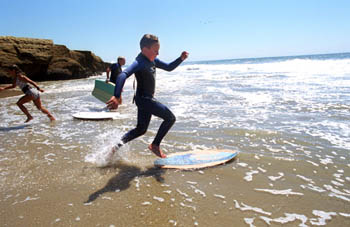 Skimboarding