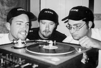 DJs Brian Burns, Taylor Wolfsen and Lex DeAzevedo