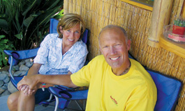 Brad Johnson with Sister Eileen