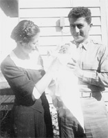 Bettina with her parents Fay and Herbert Aptheker