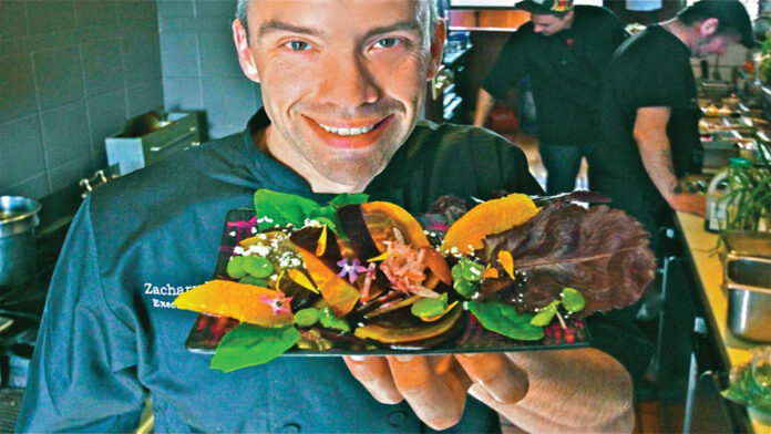 Ulteriorโs Chefs Master the Spontaneous Dish Ulterior chef Zachary Mazi