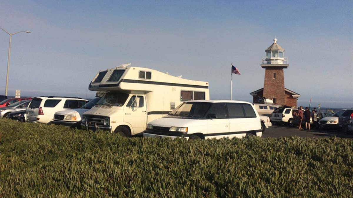 RV camping lighthouse field santa cruz