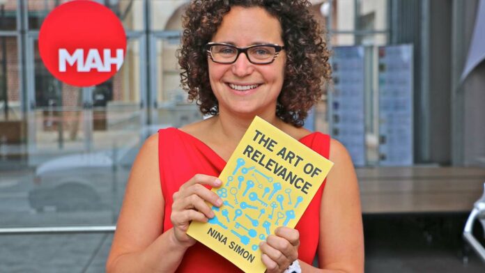 Nina Simon Stepping Down as Director of the MAH Nina Simon with book