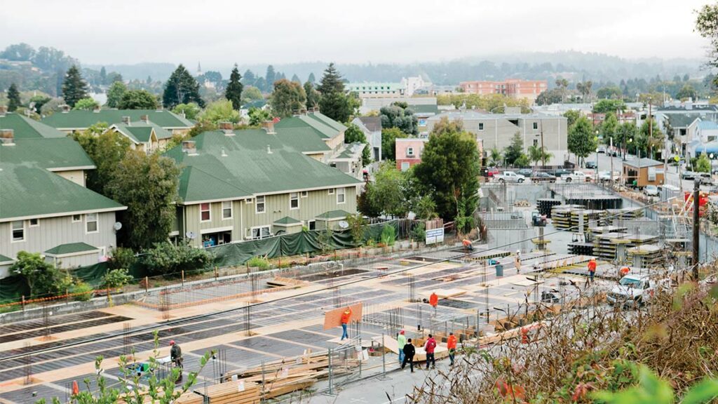 Housing development on Pacific Ave in Santa Cruz