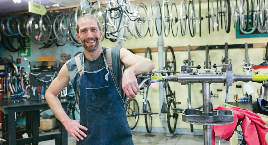 Steve Schnaar at the Bike Church