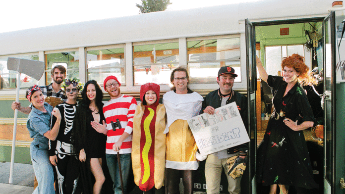 Santa Cruzโs Rich History of Ghosts Costumed guests on a Boo Cruz Haunted Tour of Santa Cruz