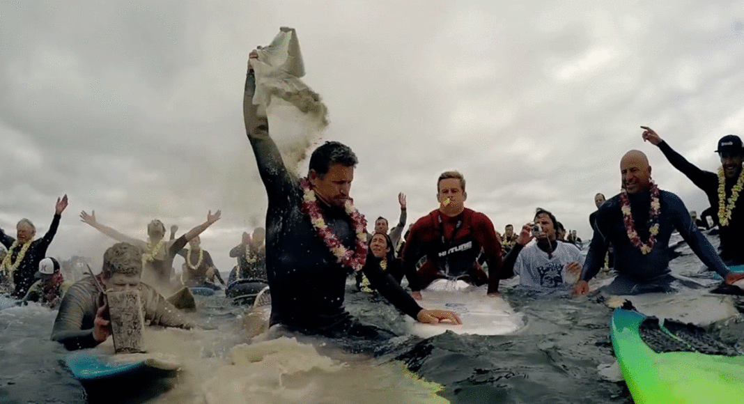 surfers in the water