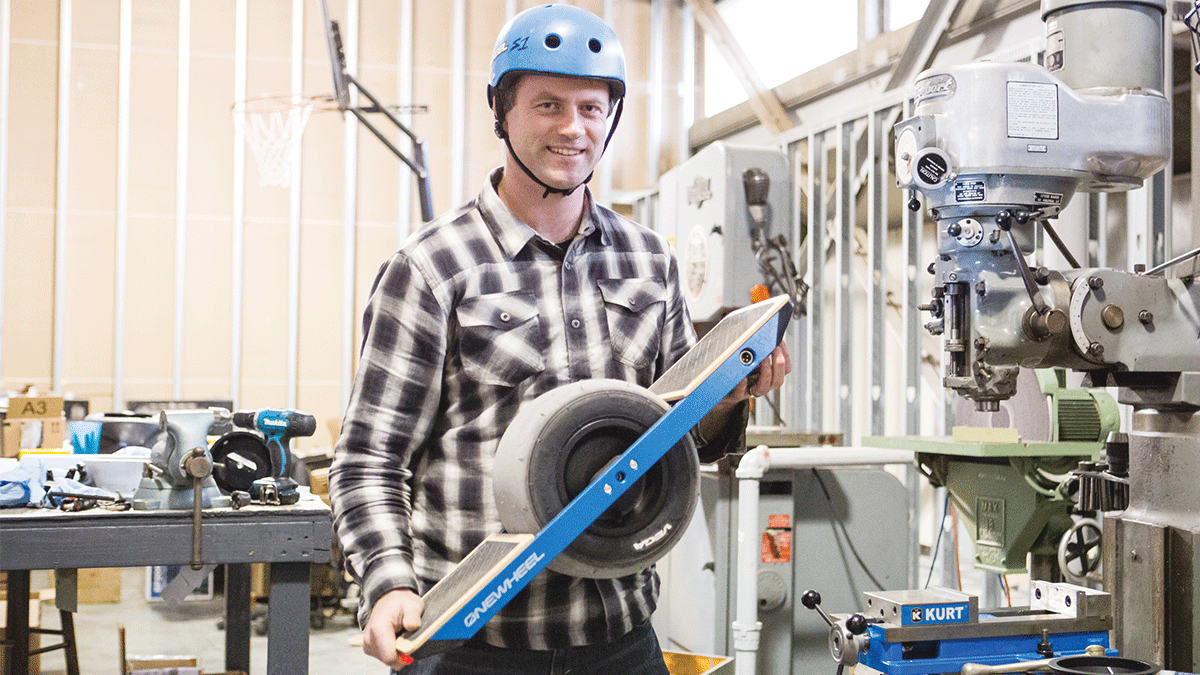 Kyle Doerksen, CEO and founder of electric skateboard company OneWheel