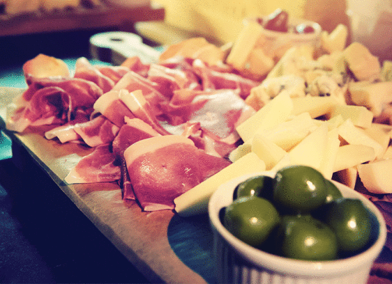 Local Ingredients are Something to Celebrate holiday meat and cheese platter