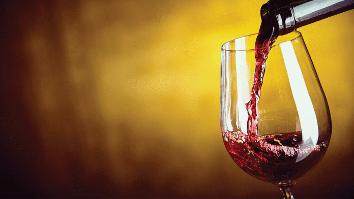 Cases of Hunter Hill Wine Now On Sale red wine being poured into a glass