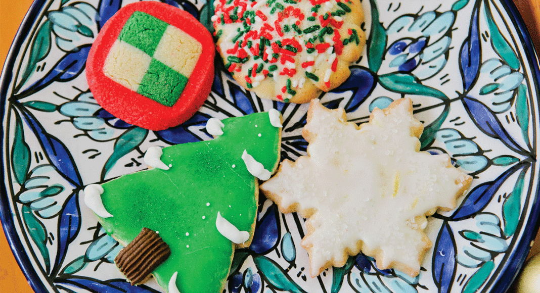 holiday cookie platter