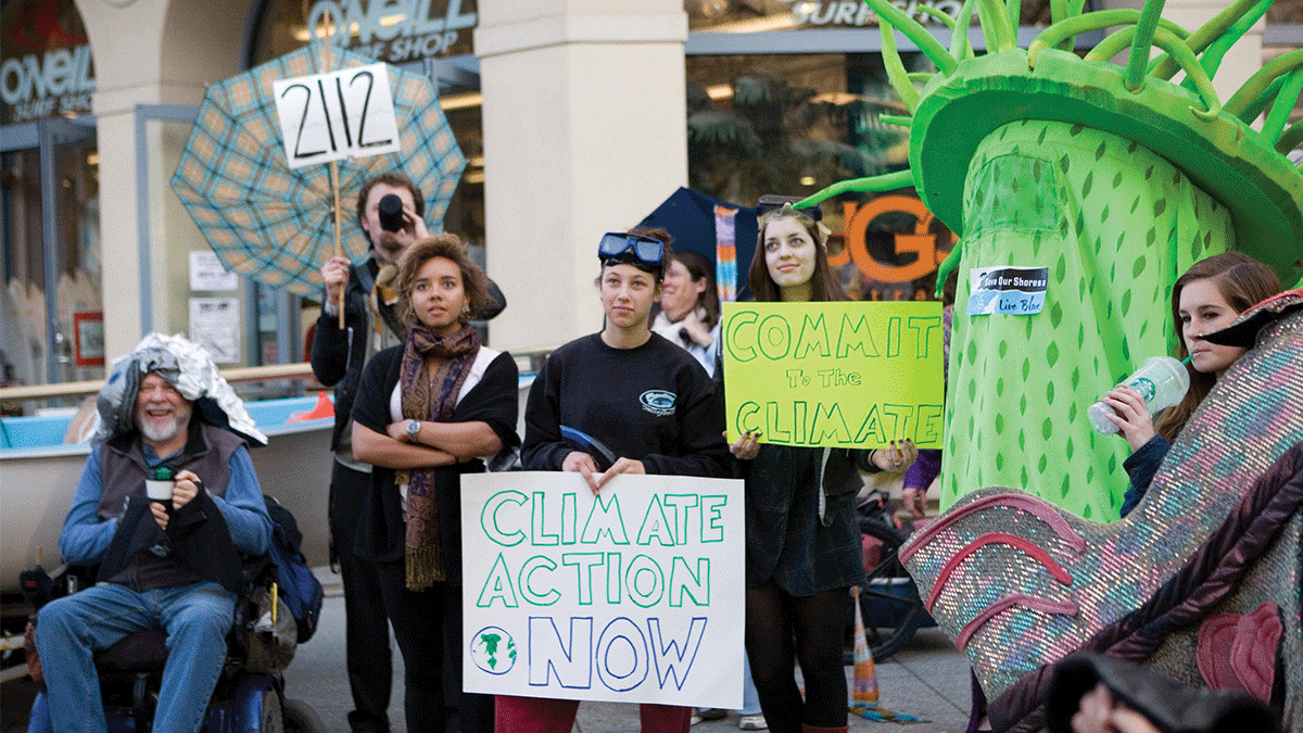 Climate Change protestors