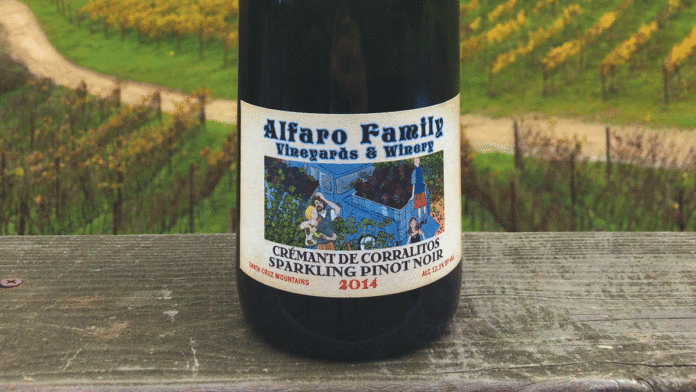 A Sparkling Pinot Noir that Pairs Well Alfaro sparkling pinot noir