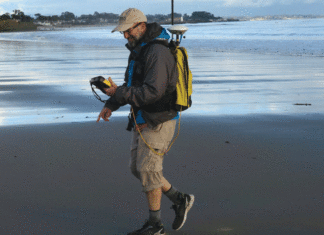 Scientists Study Winter Storm Impact on Coastline scientist studies winter storm impact on Santa Cruz County beaches