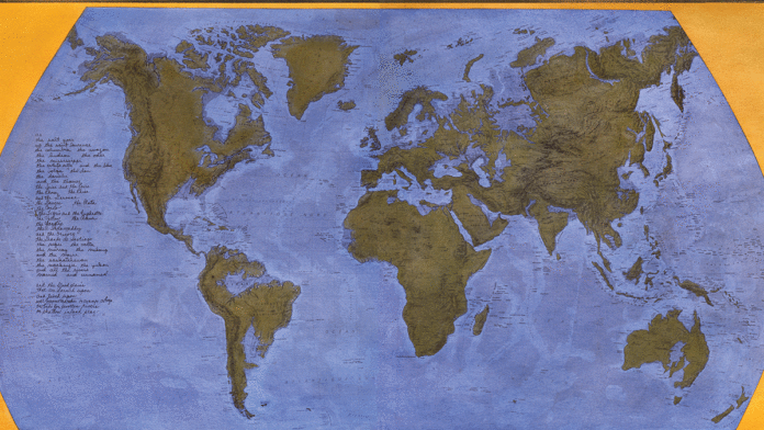 Local Coupleโs World-Changing Life Work Helen and Newton Harrison "the Ring of Water, the Ring of Fire'