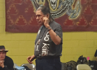 Dennis Banks Leads Walk to Standing Rock, D.C. Dennis Banks