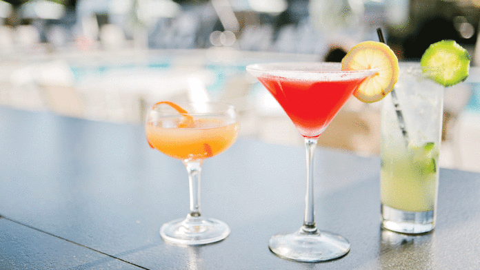 Cocktail Hour at Hotel Paradoxโs Solaire Restaurant Cocktails hotel paradox solaire