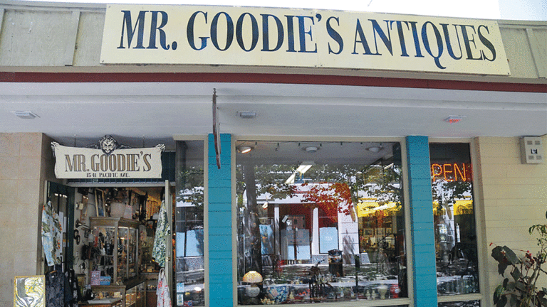 Mr. Goodie, Antique Lover, Retires from Pacific Avenue