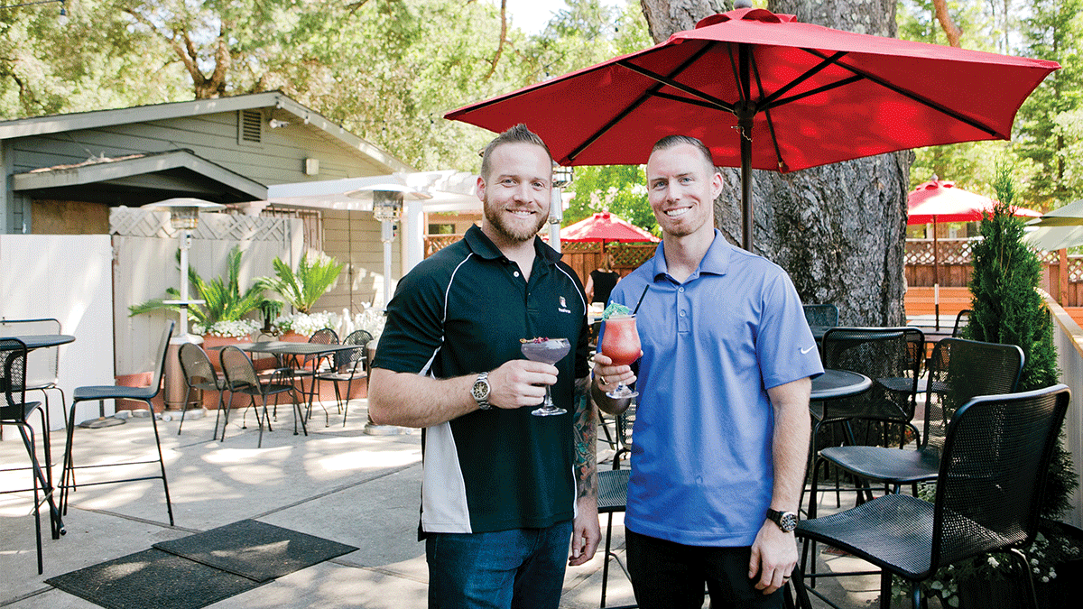 Taylor Fontana and Ryan Fontana, new owners of Malone's Grille in Scotts Valley