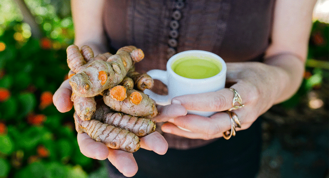 turmeric root tea