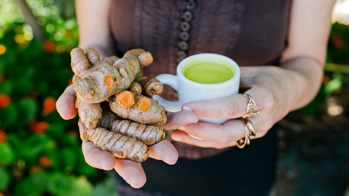 turmeric root tea