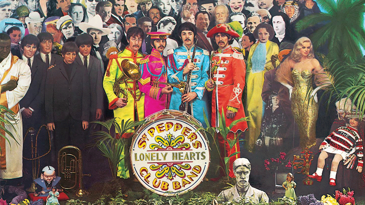 iconic beatles cover sgt pepper lonely hearts club band