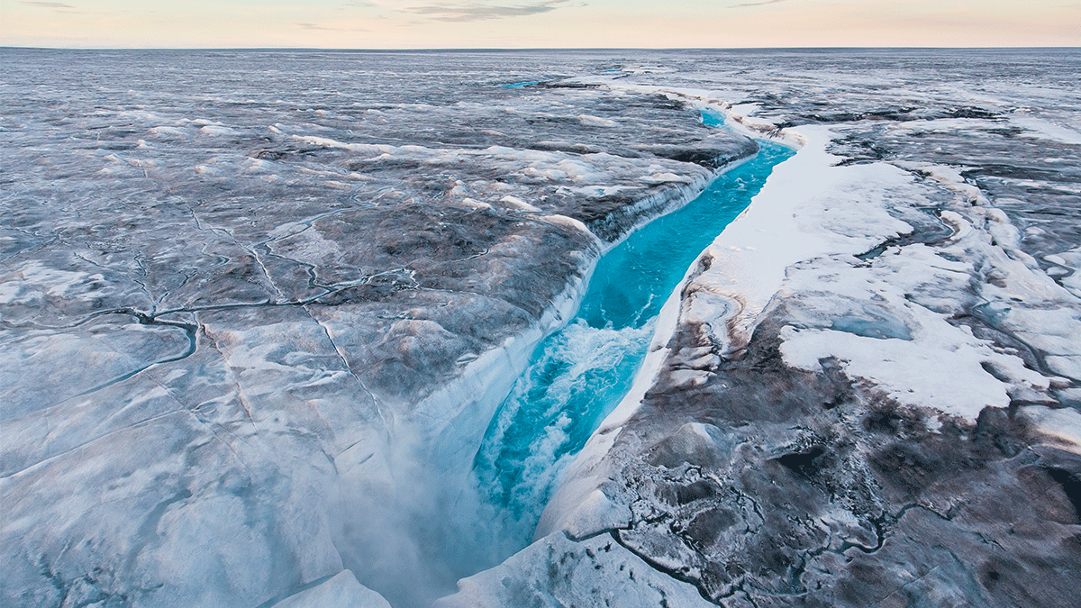 Gary Griggs Greenland Moulin