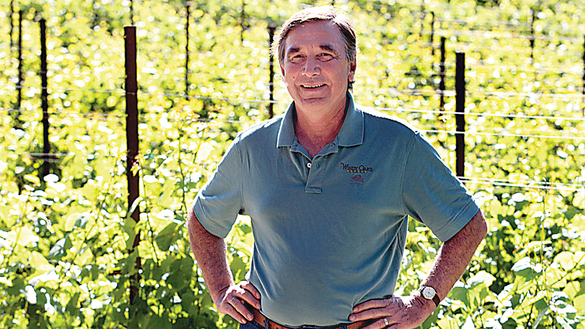 Winemaker Jim Schultze of Windy Oaks Winery Carmel Valley tasting room