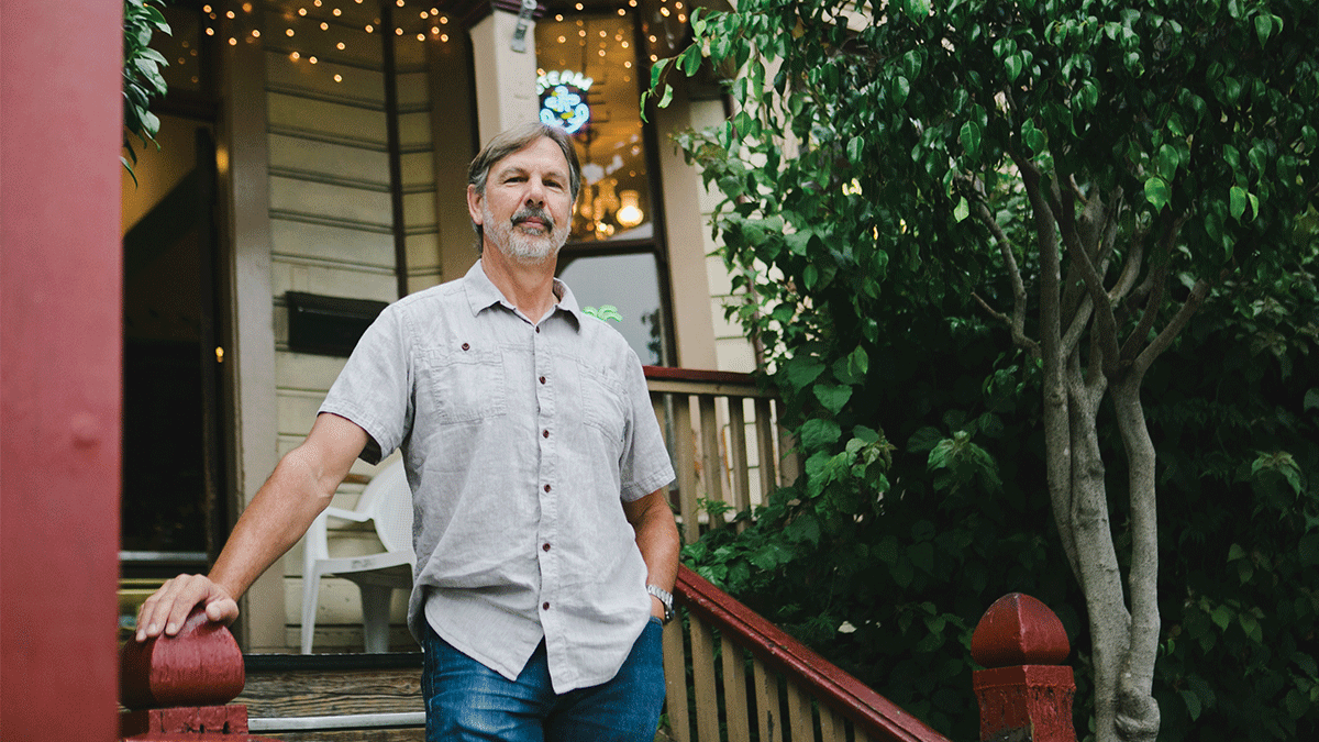 Karl Heiman, owner of Caffe Pergolesi in Santa Cruz