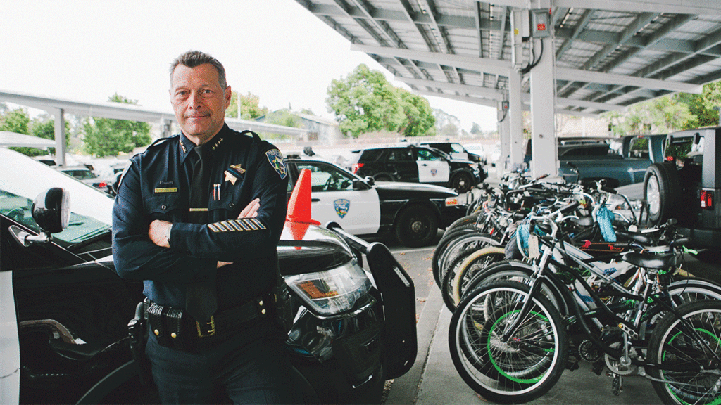 Santa Cruz police chief Andrew Mills