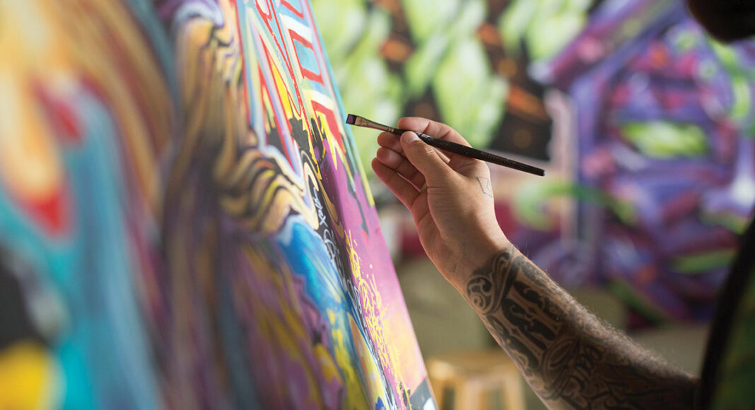 Open Studios Art Tour Santa Cruz magazine cover 2017