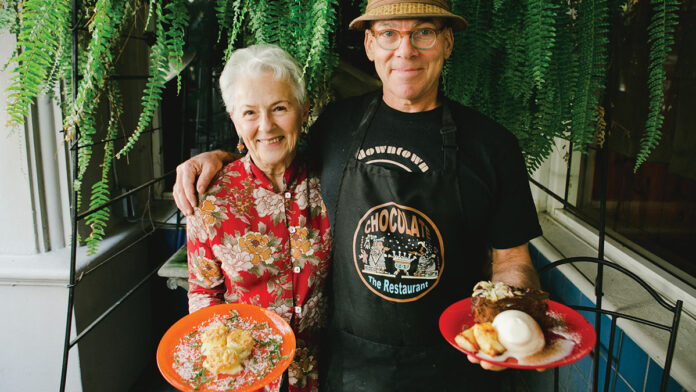 Preview: Second Annual Vanilla Festival at Food Lounge Vanilla Festival Santa Cruz Author Patricia Rain, aka the Vanilla Queen, with Chef David Jackman of Chocolate