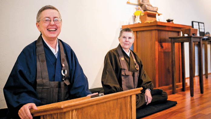 Buddhist Priests Teach Communication in Polarized Age How to Communicate better with Ocean Gate Zen Center Jaku Kinst and Shinshu Roberts buddhist priests