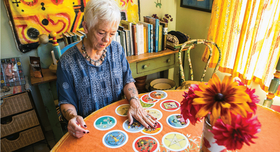 Vicki Noble Tarot designs on Dior collection