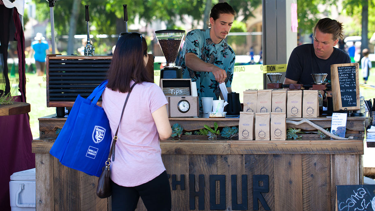 11th Hour Coffee owners brothers Joel Estby Brayden Estby Willow Glen Farmers Market