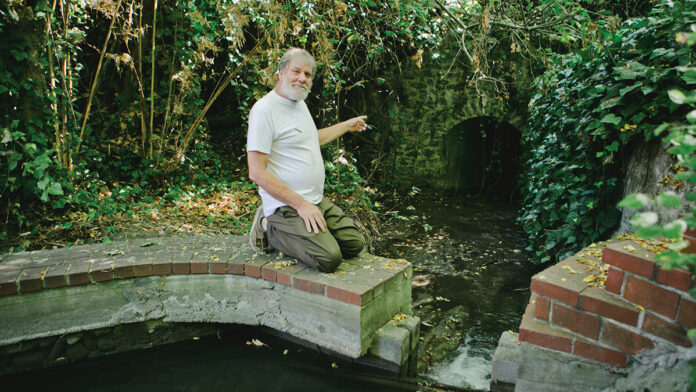 Local Watchdog Looks Out For Health of Laurel Creek Laurel Creek runs through David Callahanโs backyard