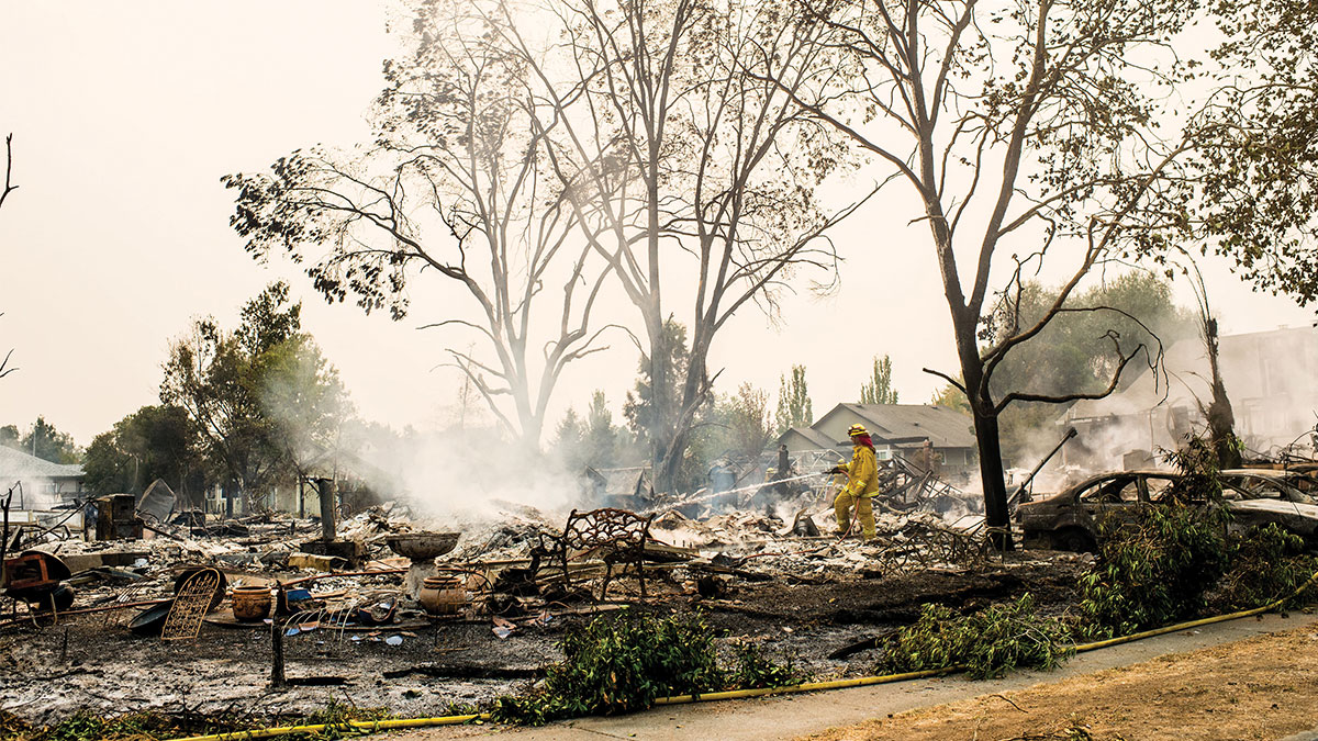 Santa Rosa wildfires destruction