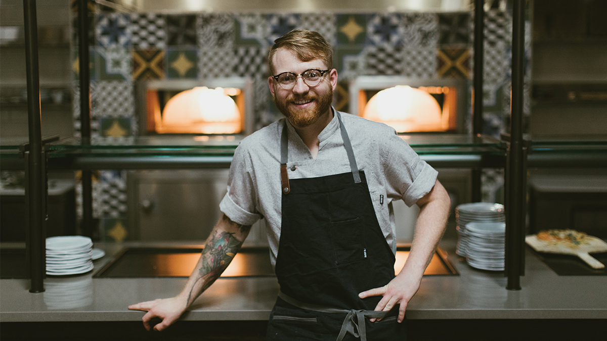 Kenny Woods, executive chef at 1440 Multiversity Teaching Kitchen past night