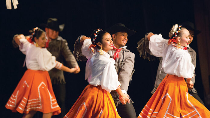 Senderos Offers Youth a Promising Path Forward Youth dancers from Senderos winter show in 2016.