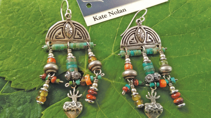 Kate Nolan of Many Hands Gallery on Making Jewelry earrings by Kate Nolan