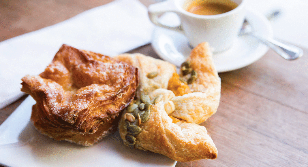 Companion Bakeshop Kouign Amann and Pumpkin Pinwheel