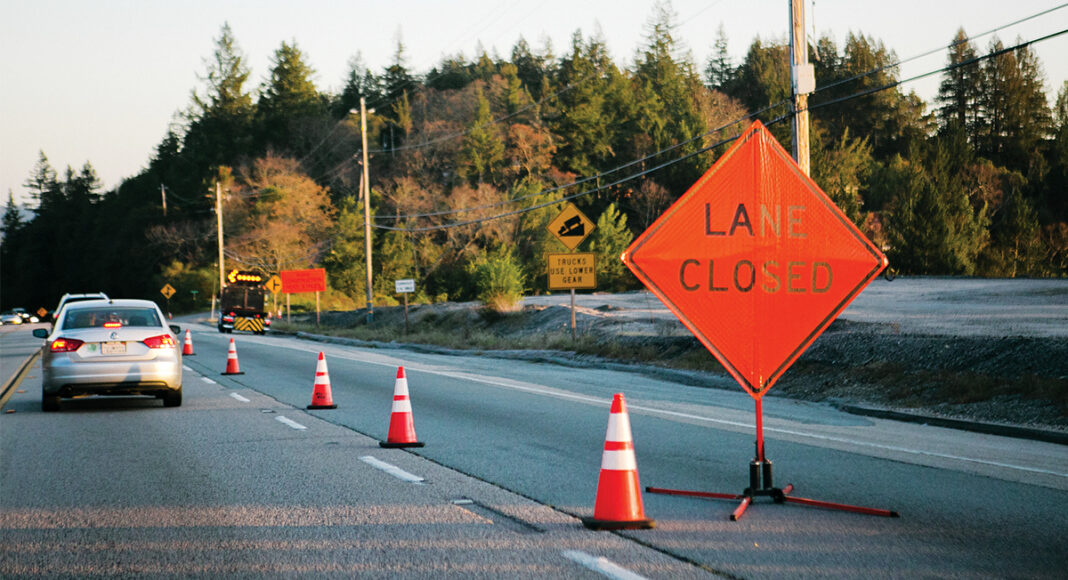 Highway 17 road repair