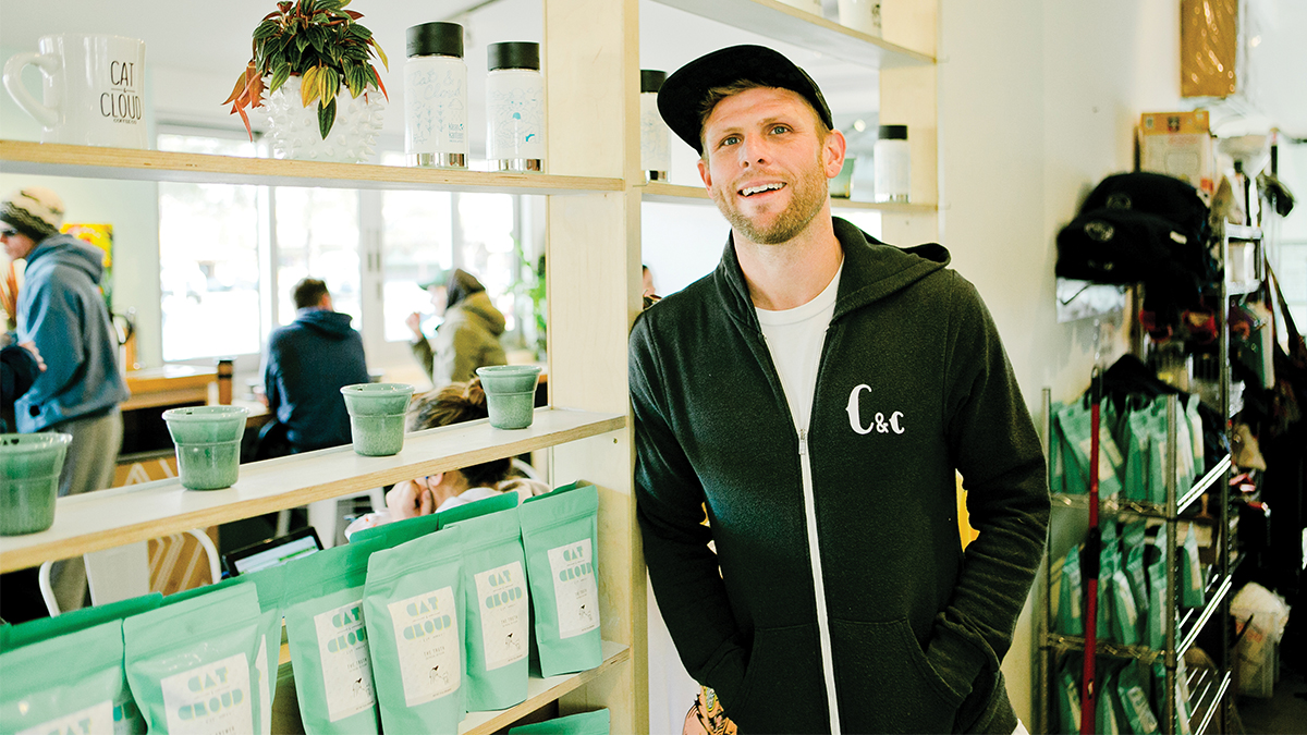 Jared Truby of Cat & Cloud coffee