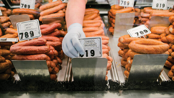 A Brief History of the Cheesy Bavarian Sausage Corralitos Market & Sausage Co. Cheesy Bavarian sausage