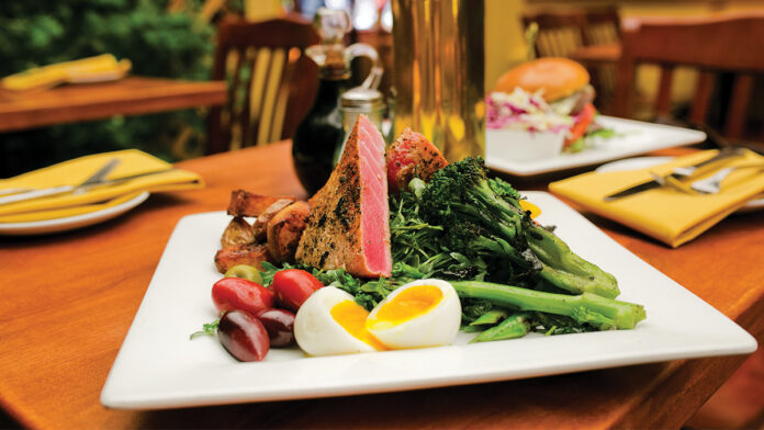 Lunch Menu Shines at Cafe Cruz Cafe Cruz nicoise salad