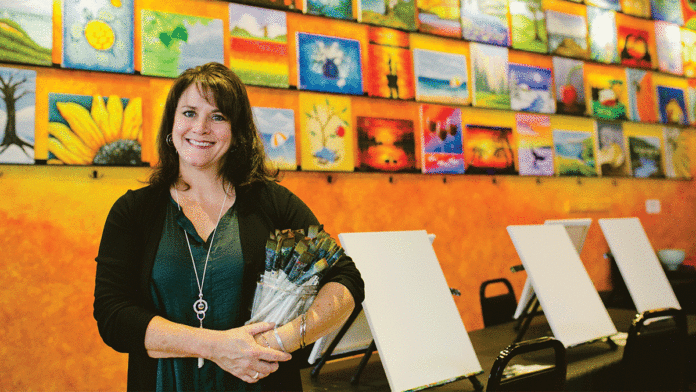 Painted Cork Melds Social Gathering with Art Instruction Painted Cork Santa Cruz