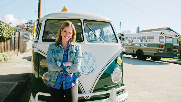 Brew Cruz Expands Fleet Annie Wolff-Pautsch Brew Cruz Slowboy Betty Jane craft beer tour in Santa Cruz