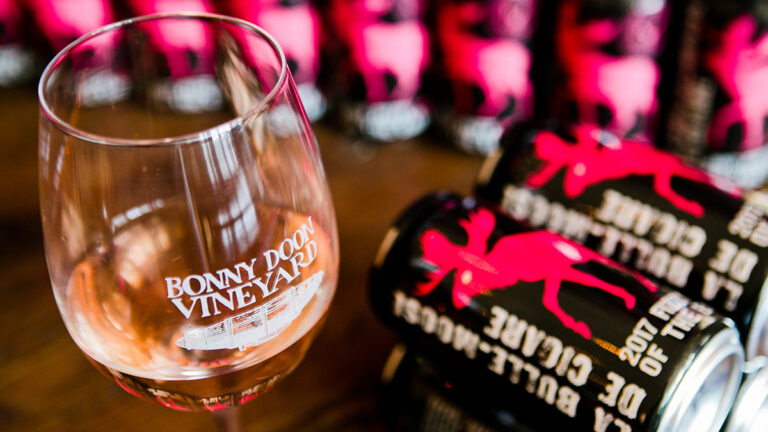 Bonny Doon Winery Releases Fizzy Pink Wine in Cans