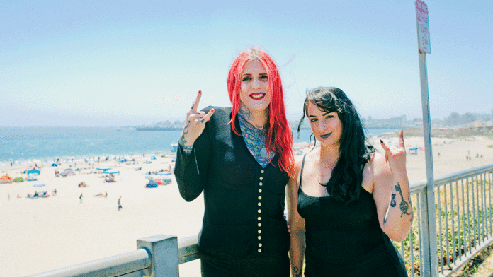 Satanic Temple’s Santa Cruz Chapter to March in Pride Sadie Satanas, Lana Navalia, Satanic Temple’s Santa Cruz chapter, Seabright