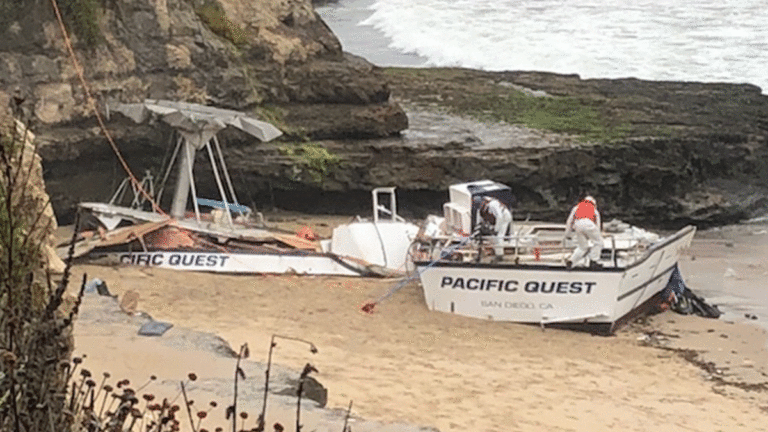 Shipwreck Spills 200 Gallons of Diesel near Natural Bridges